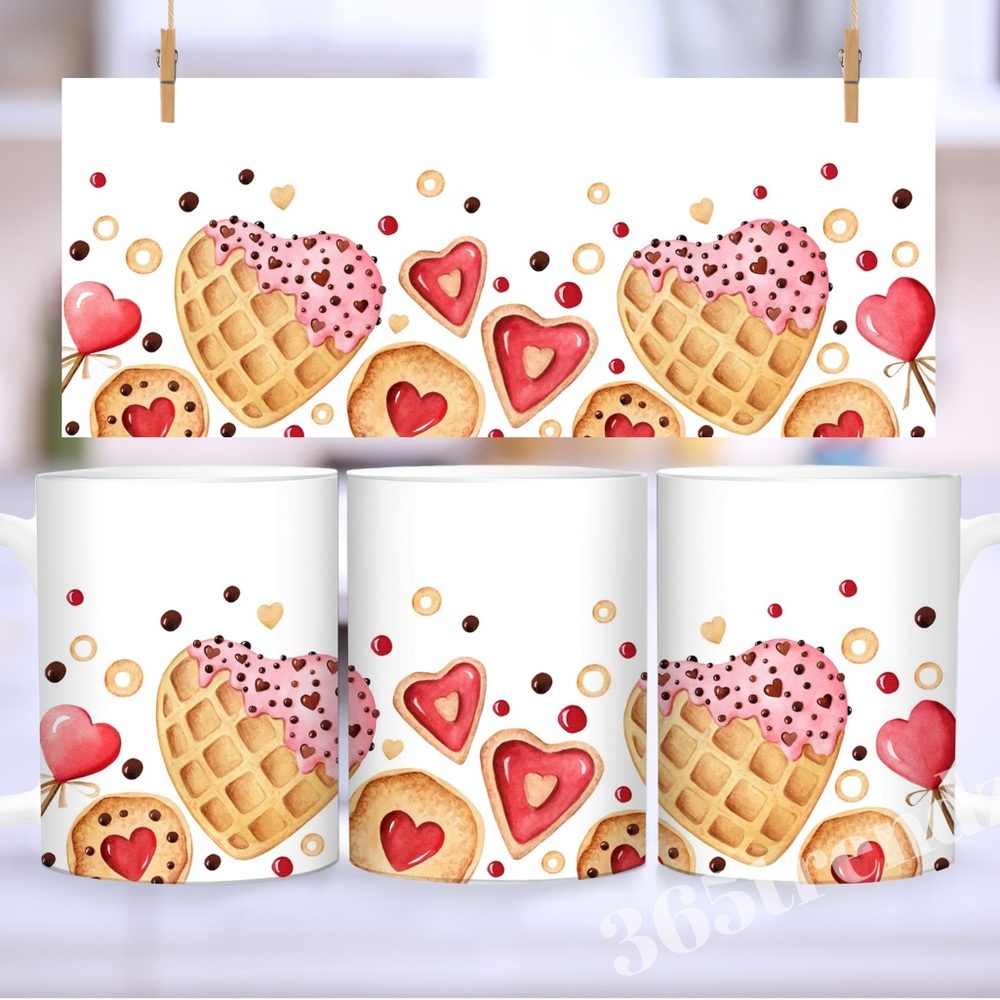 Waffle hearts 15 oz coffee mug